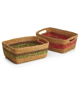 Trade roots Large Chindi Dora Baskets - Set of 2