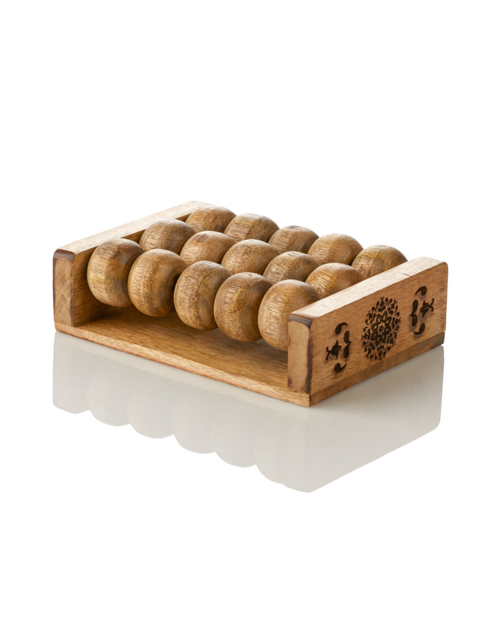 Mango Wood Foot Roller, India