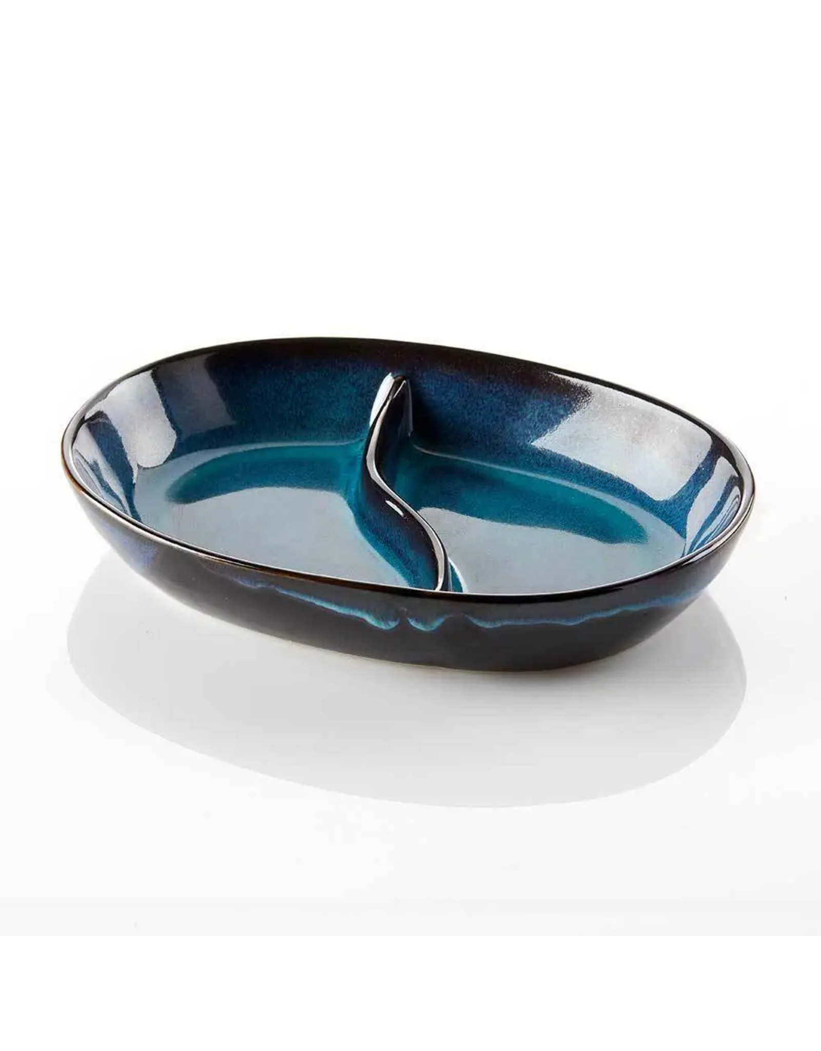 Lak Lake Ceramic Divided Dish, Vietnam