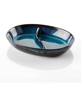 Lak Lake Ceramic Divided Dish, Vietnam