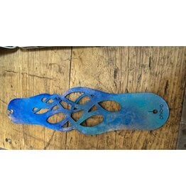 Nouveau Cutout Cactus Leather Bracelet, Chile