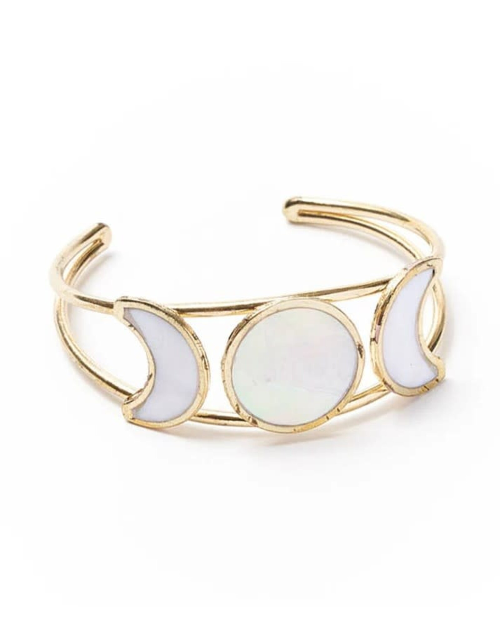 Moon Phase Cuff, Mother of Pearl, India