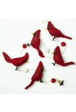 Felt Garland - Cardinal, Nepal