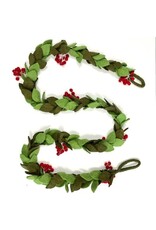 Felt Garland - Christmas Mistletoe, Nepal