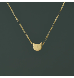Dainty Cat Necklace, India