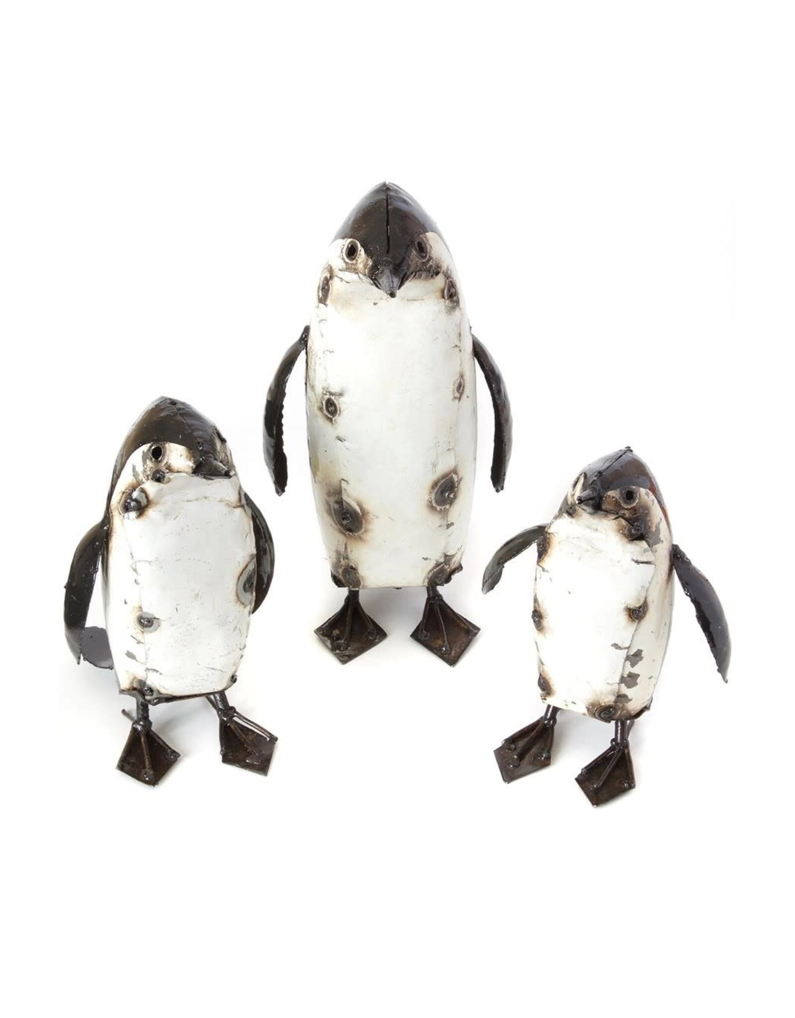 Rustic Metal Penguin