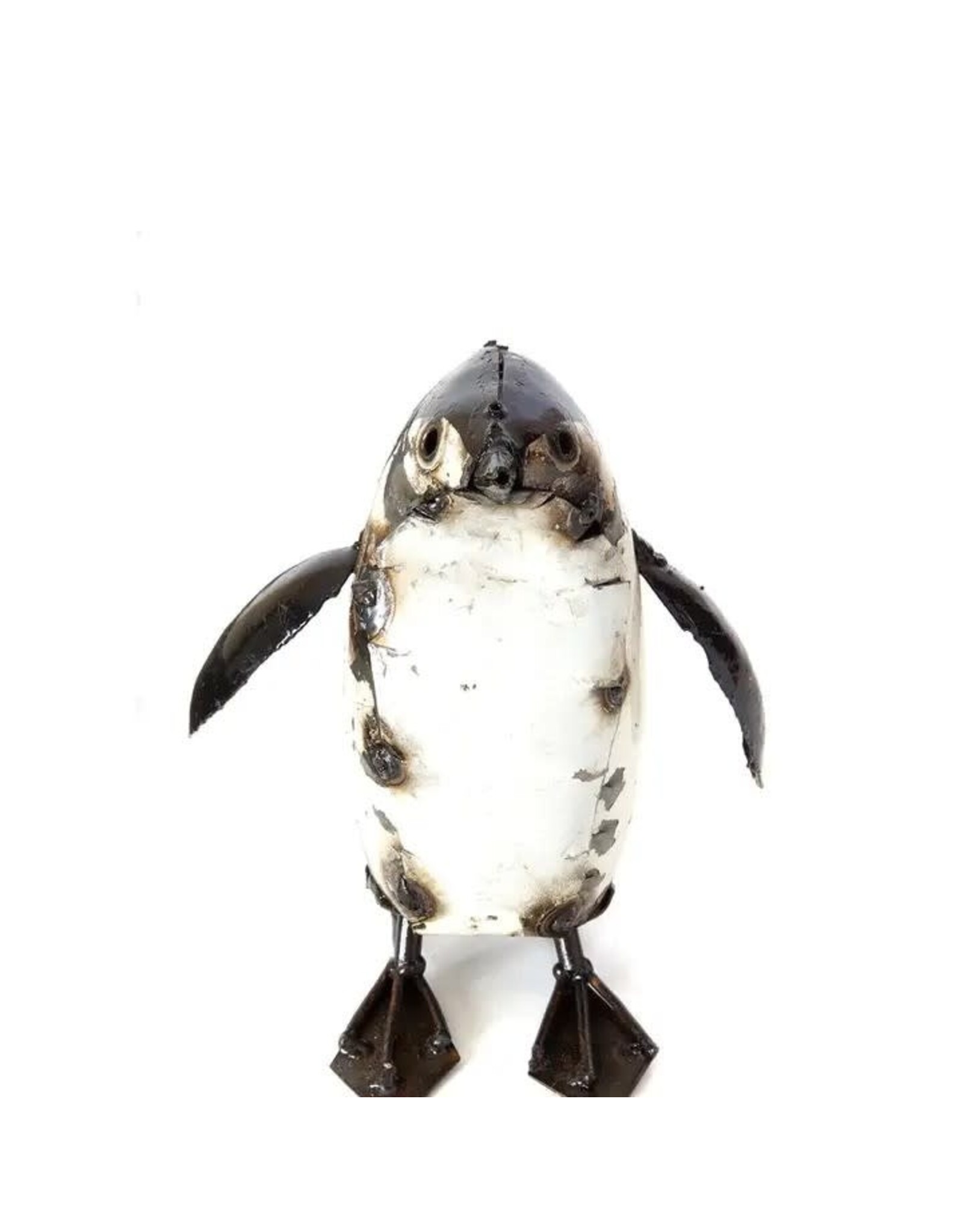 Rustic Metal Penguin