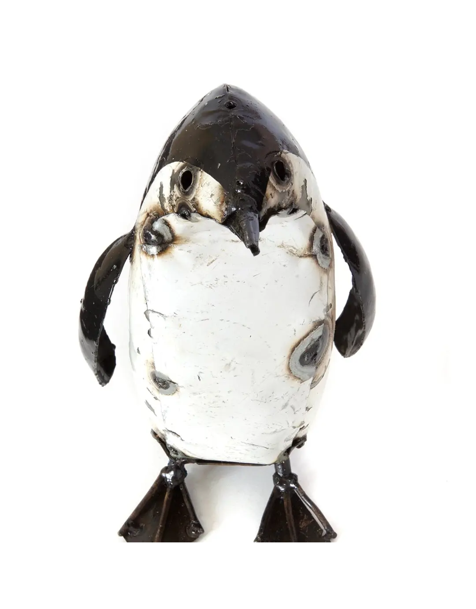 Rustic Metal Penguin