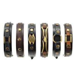 Leather Artisanal Bracelet, Ecuador