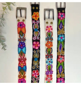 Trade roots Embroidered Belts Wide, Peru