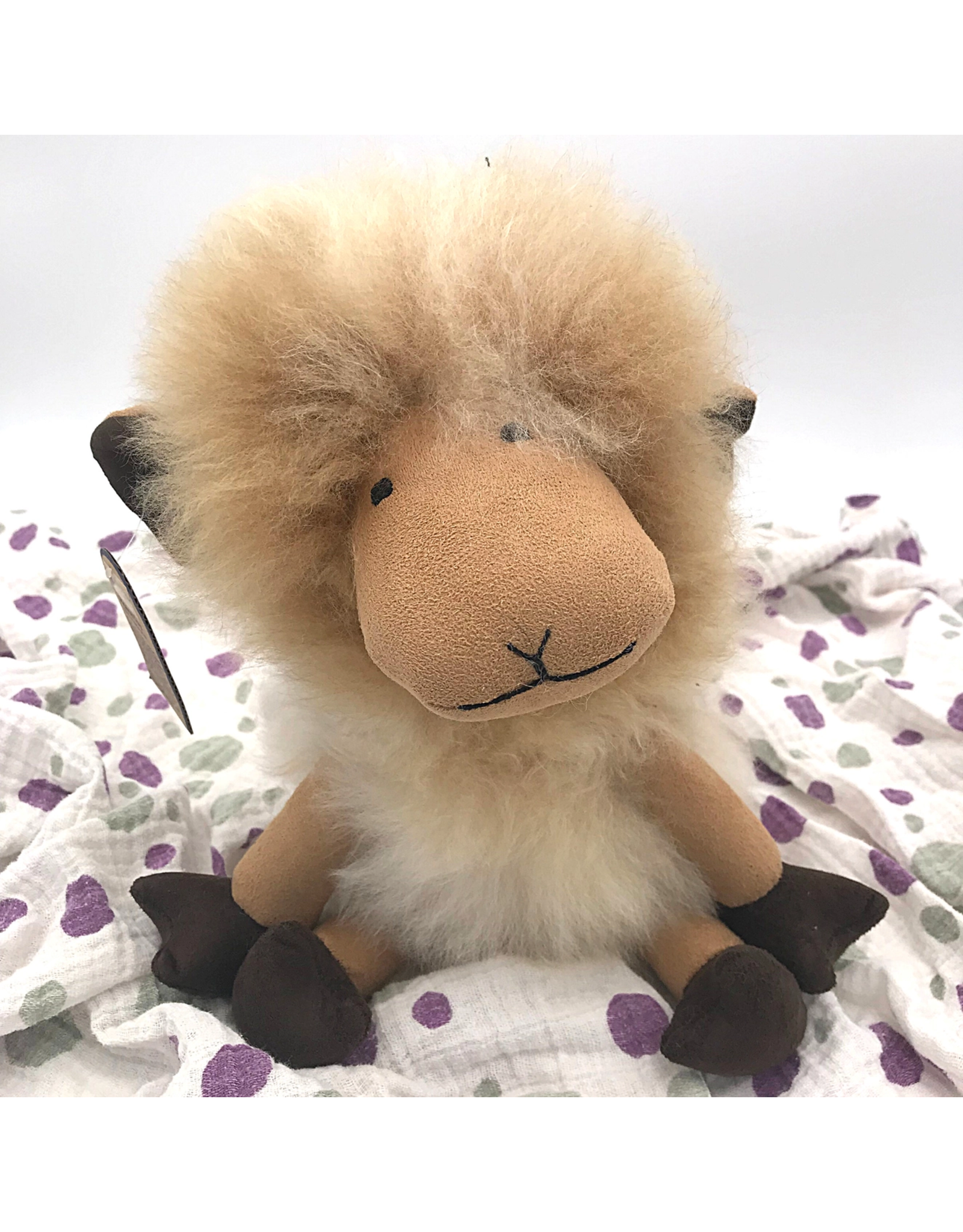 Trade roots Funny Sheep Alpaca Fur Toy-Baby Sheep, Peru