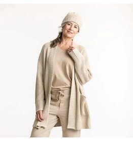 Organic Cotton - Cardigan Sweater, Pearl,