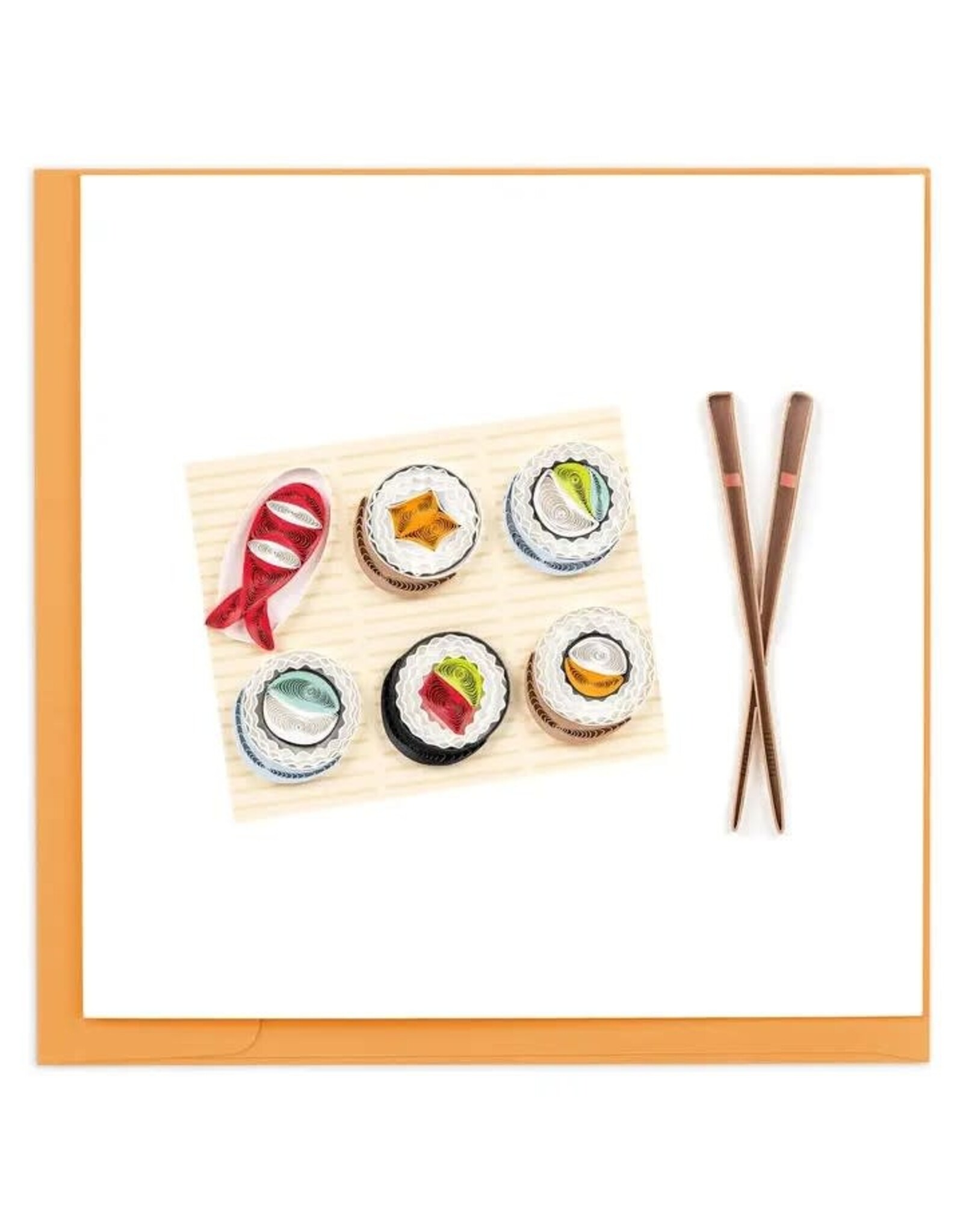 Trade roots Sushi Greeting Card