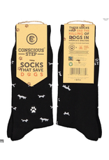 Trade roots Socks that Save Dogs, Black