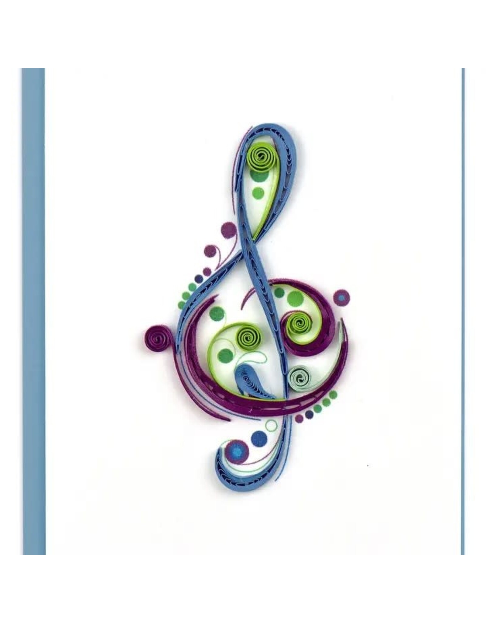 Trade roots Treble Clef Quilling Card, Vietnam