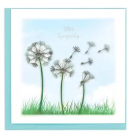 Quilled Sympathy Dandelions Card, Vietnam