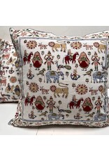 Pillow Printed 18" X 18"Carnival Summer, India