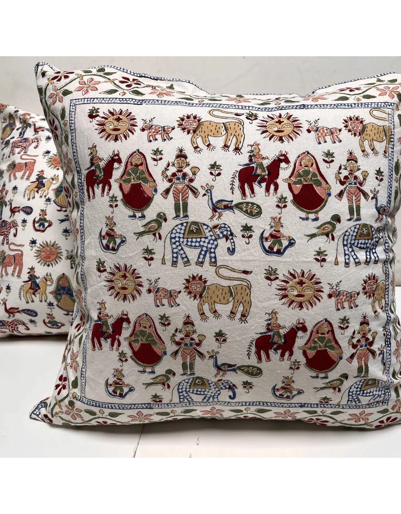 Pillow Printed 18" X 18"Carnival Summer, India