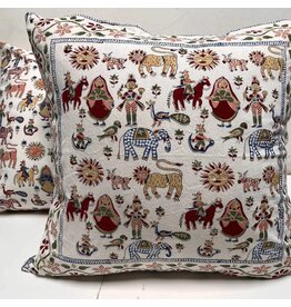 Pillow Printed 18" X 18"Carnival Summer, India