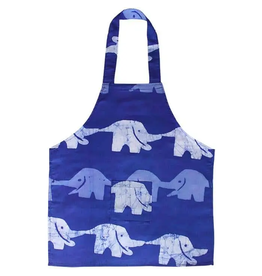 Apron Kids: Elephants - Blue-Organic, Ghana