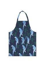 Apron Reversible: Parrots - Spruce-Organic, Ghana