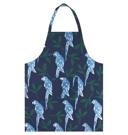 Apron Reversible: Parrots - Spruce-Organic, Ghana
