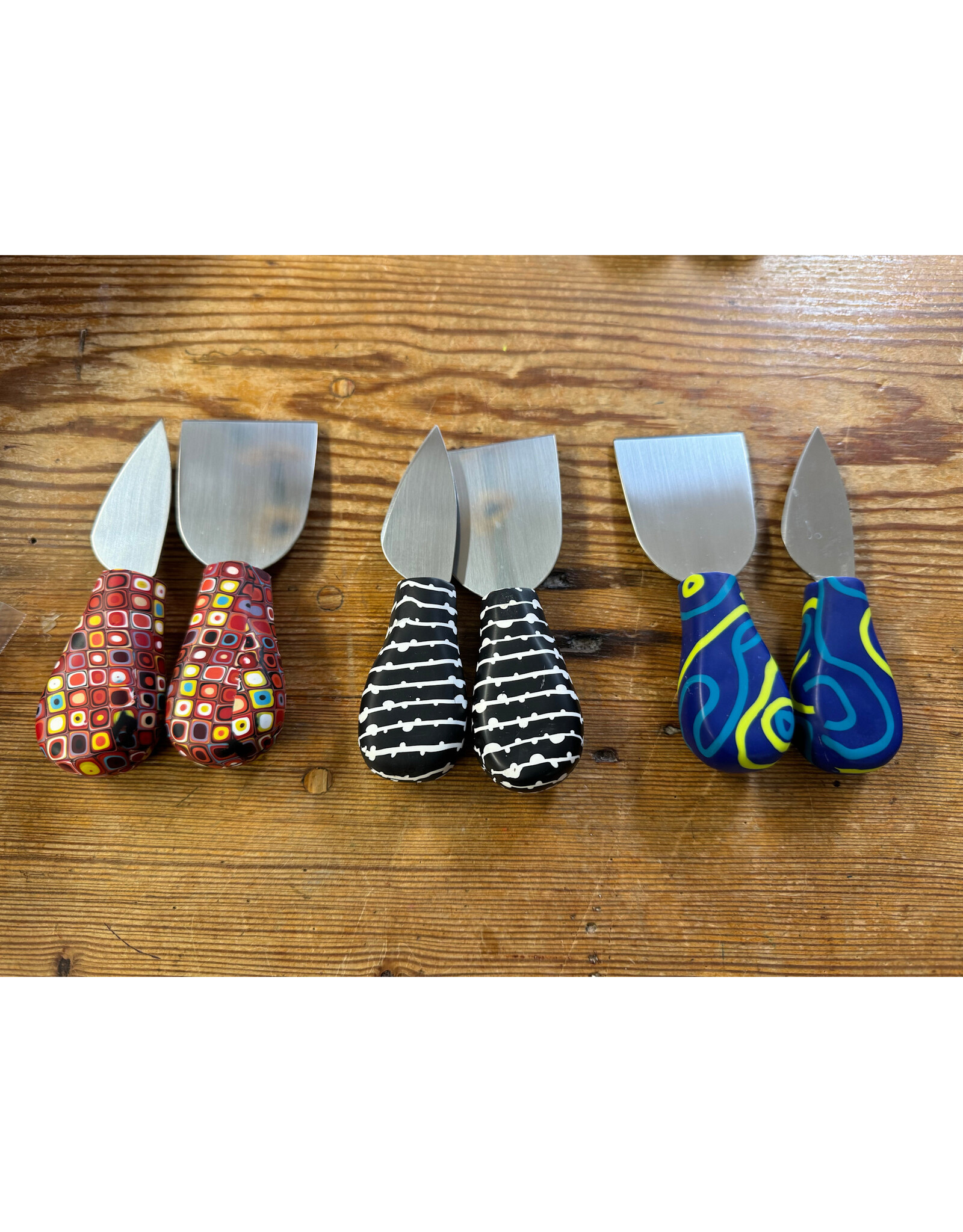 Polymer Clay Cheese Knive Set of 2, Local