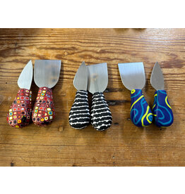 Polymer Clay Cheese Knive Set of 2, Local