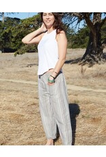 Striped Cotton Kurta Pants