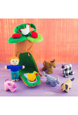 Organic Cotton Playhouse Farm Animals, Sri Lanka