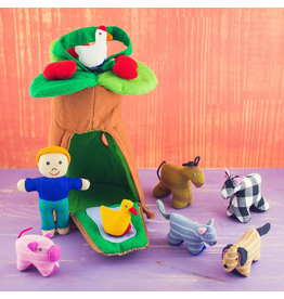 Organic Cotton Playhouse Farm Animals, Sri Lanka