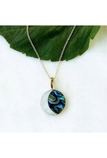 Crescent Moon Necklace - Brass, Indonesia
