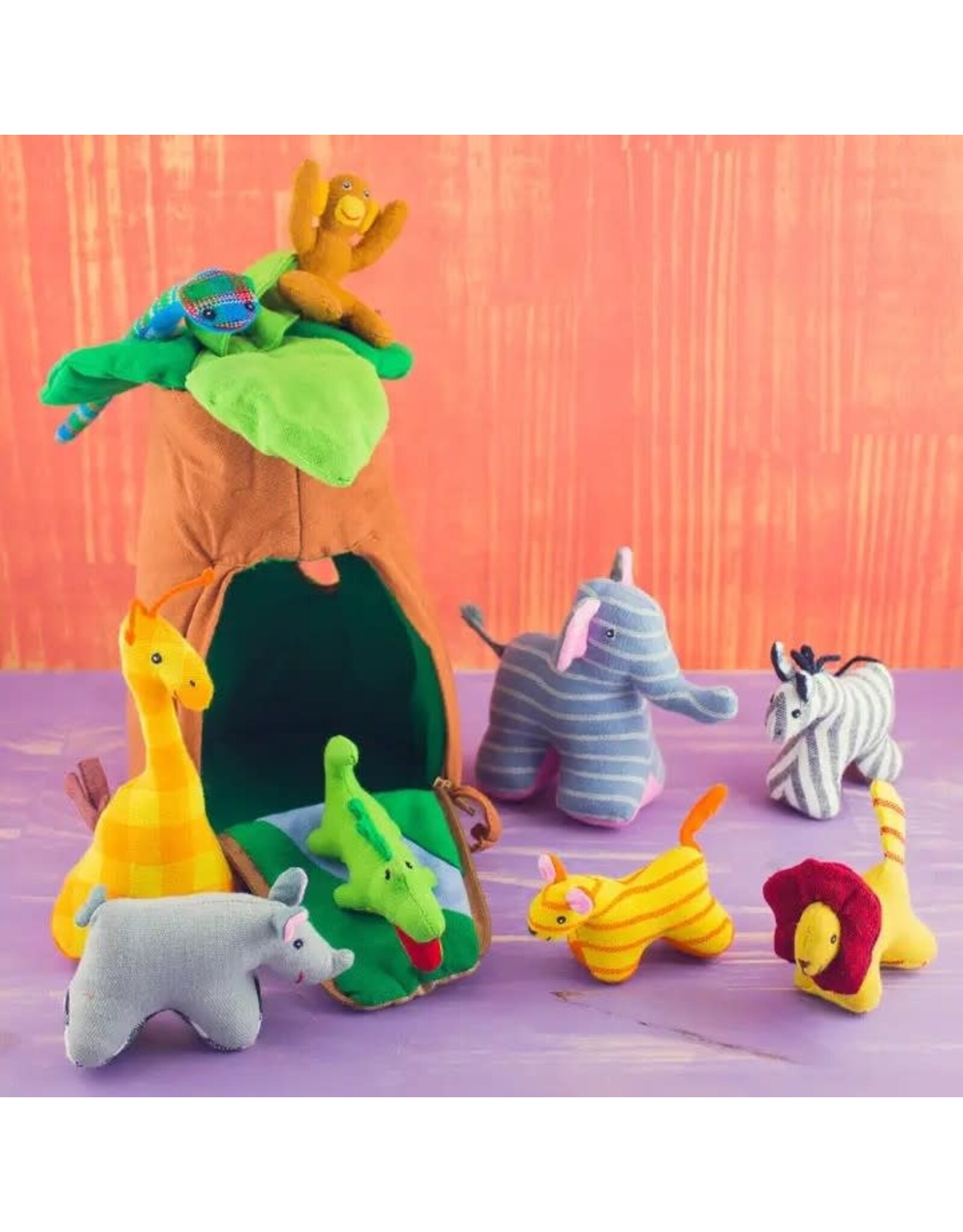 Organic Cotton Playhouse Jungle Animals