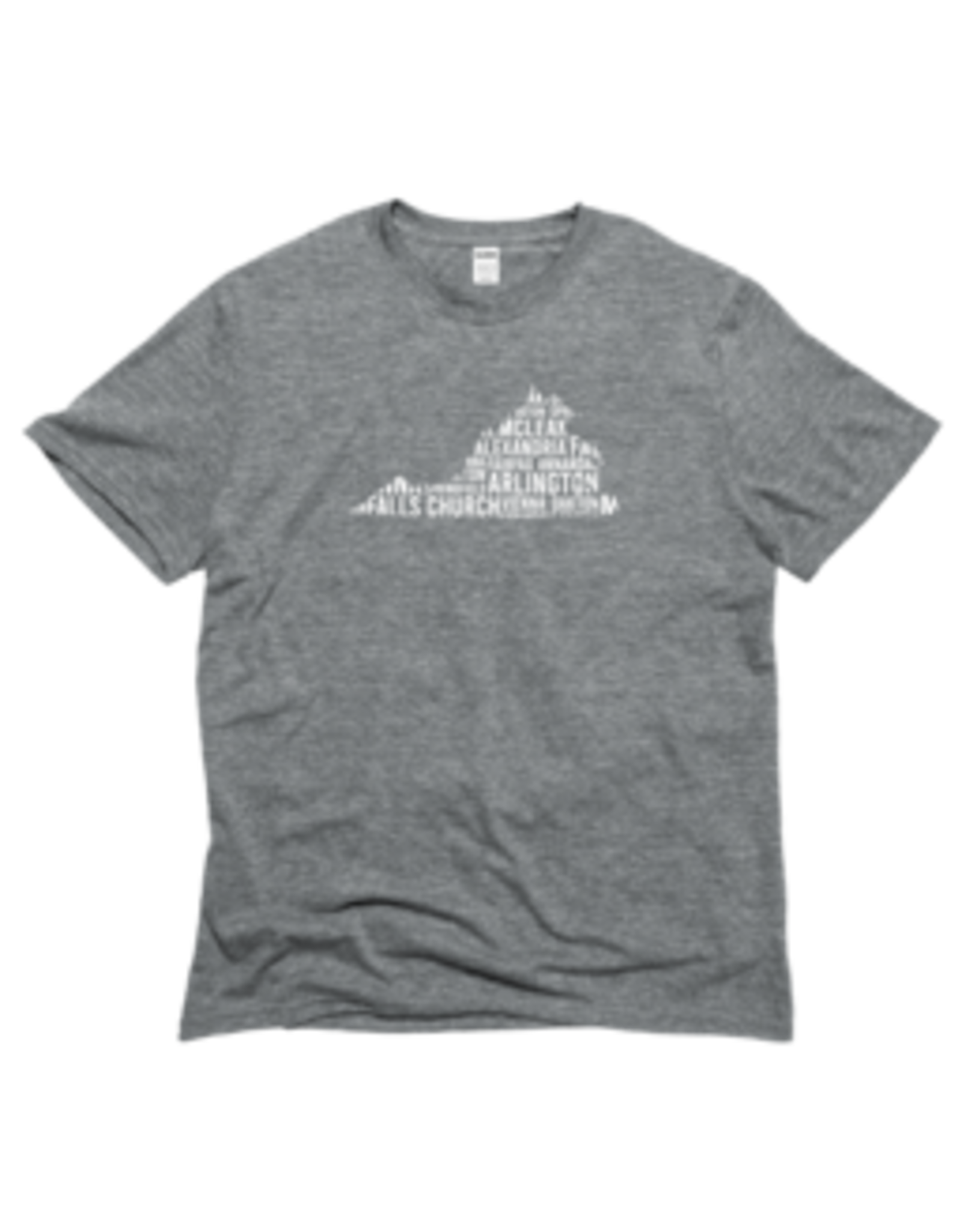 Trade roots Unisex NOVA, Short Sleeve, Triblend Tee, Heather Gray