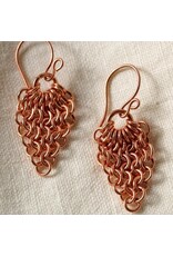 Alma Copper Waterfall Drop Earrings Chile