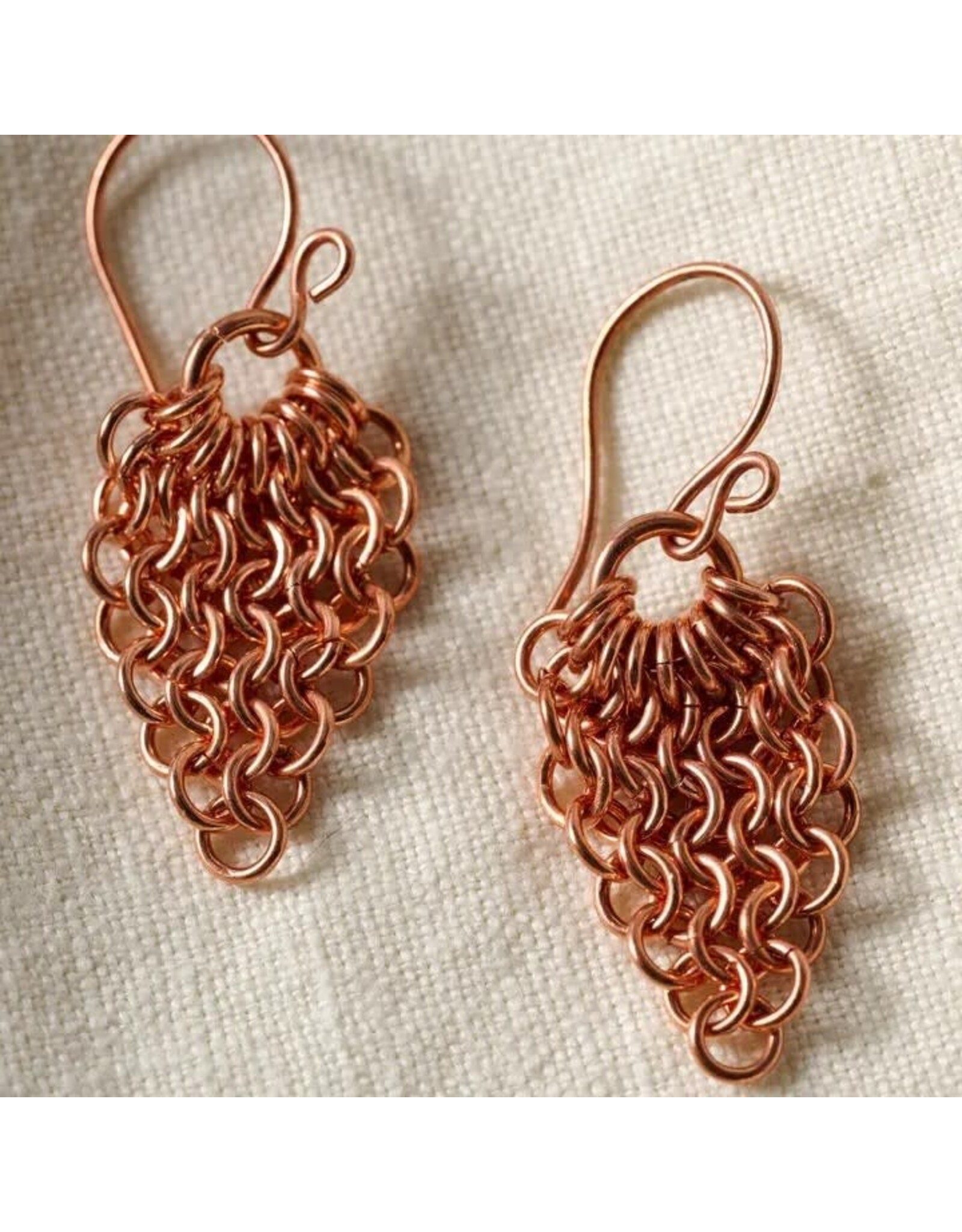 Alma Copper Waterfall Drop Earrings Chile