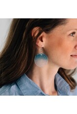 Calao Ombre Capiz Drop Earrings, Phillippines