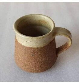 Small Rustic Handmade Artisinal Off White Coffee/Tea Mug, India