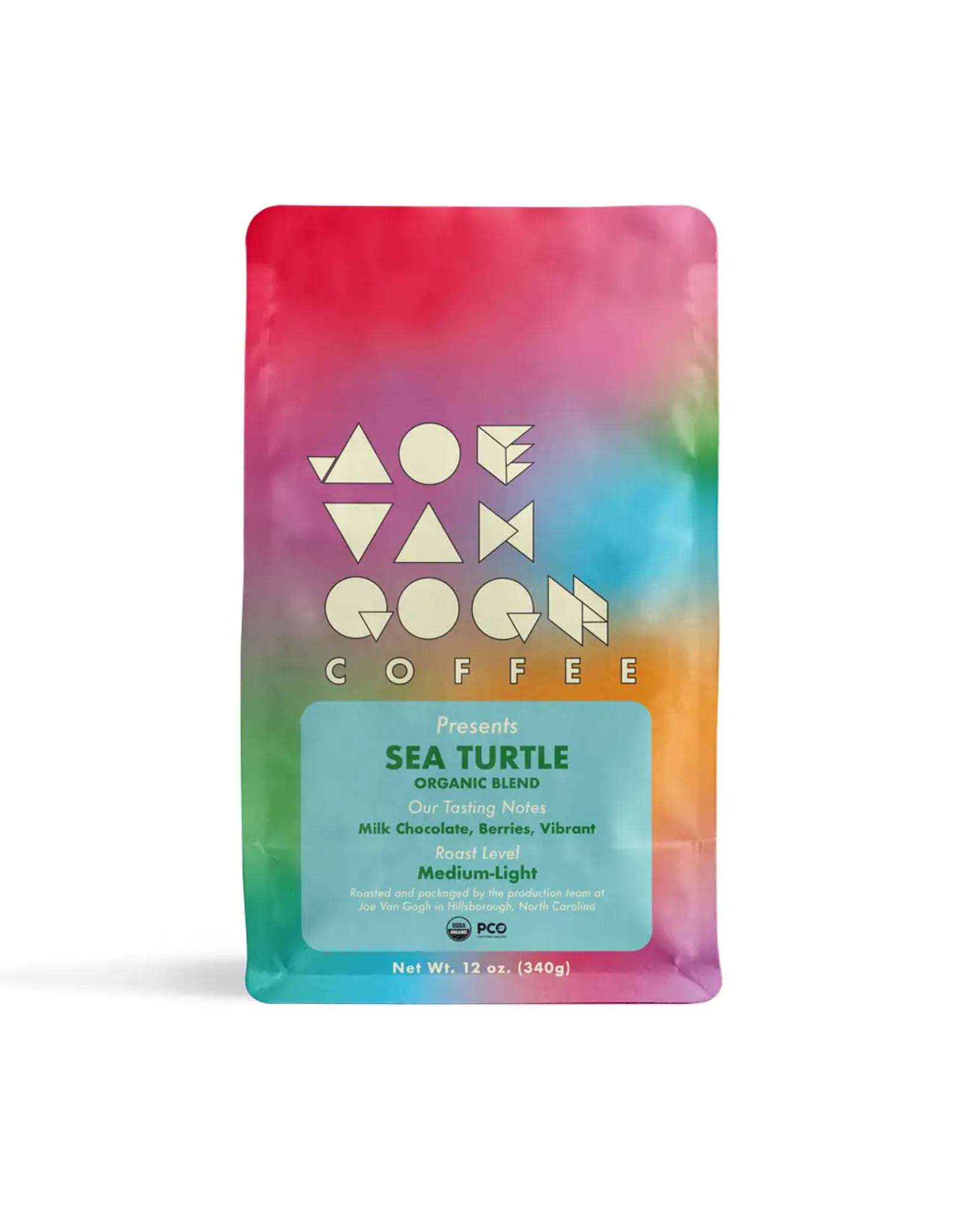 Organic Sea Turtle Blend Whole Bean  12oz. Medium Light