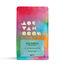 Organic Sea Turtle Blend Whole Bean  12oz. Medium Light