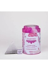 justea Purple Jasmine Tea Bag Tin - Organic, Fair-Trade, Purple Tea, Kenya