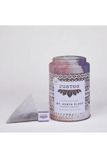 justea Mt. Kenya Black Tea Bag Tin - Organic Fair-Trade Compostable