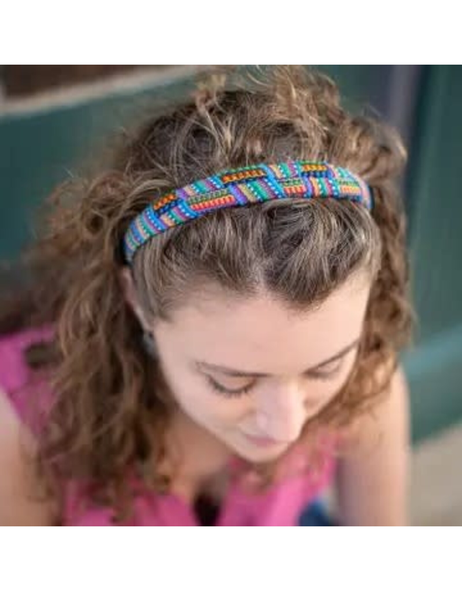 Lucia's Imports Toto Criss Cross Headband, Guatemala