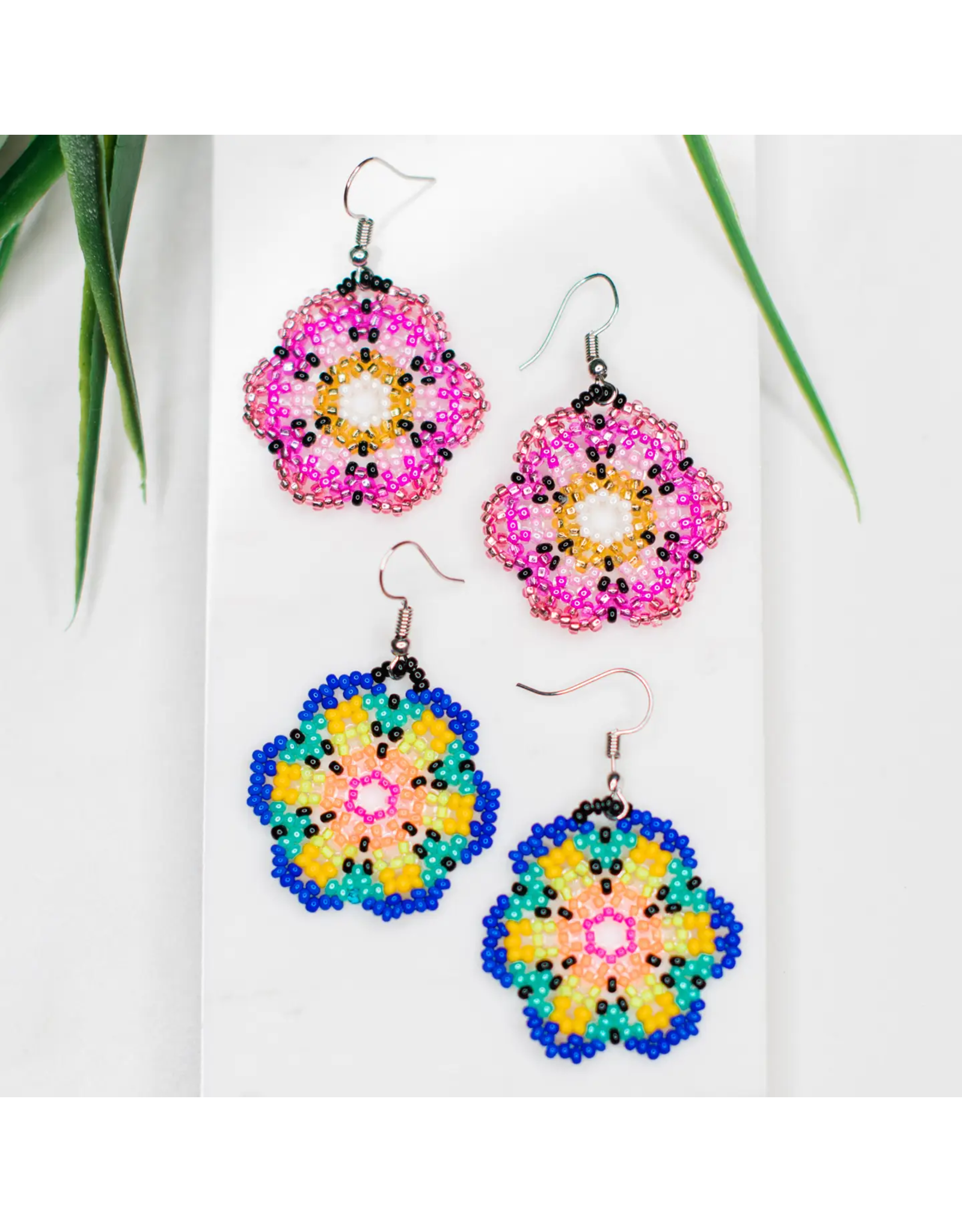 Daisy Earrings, Guatemala