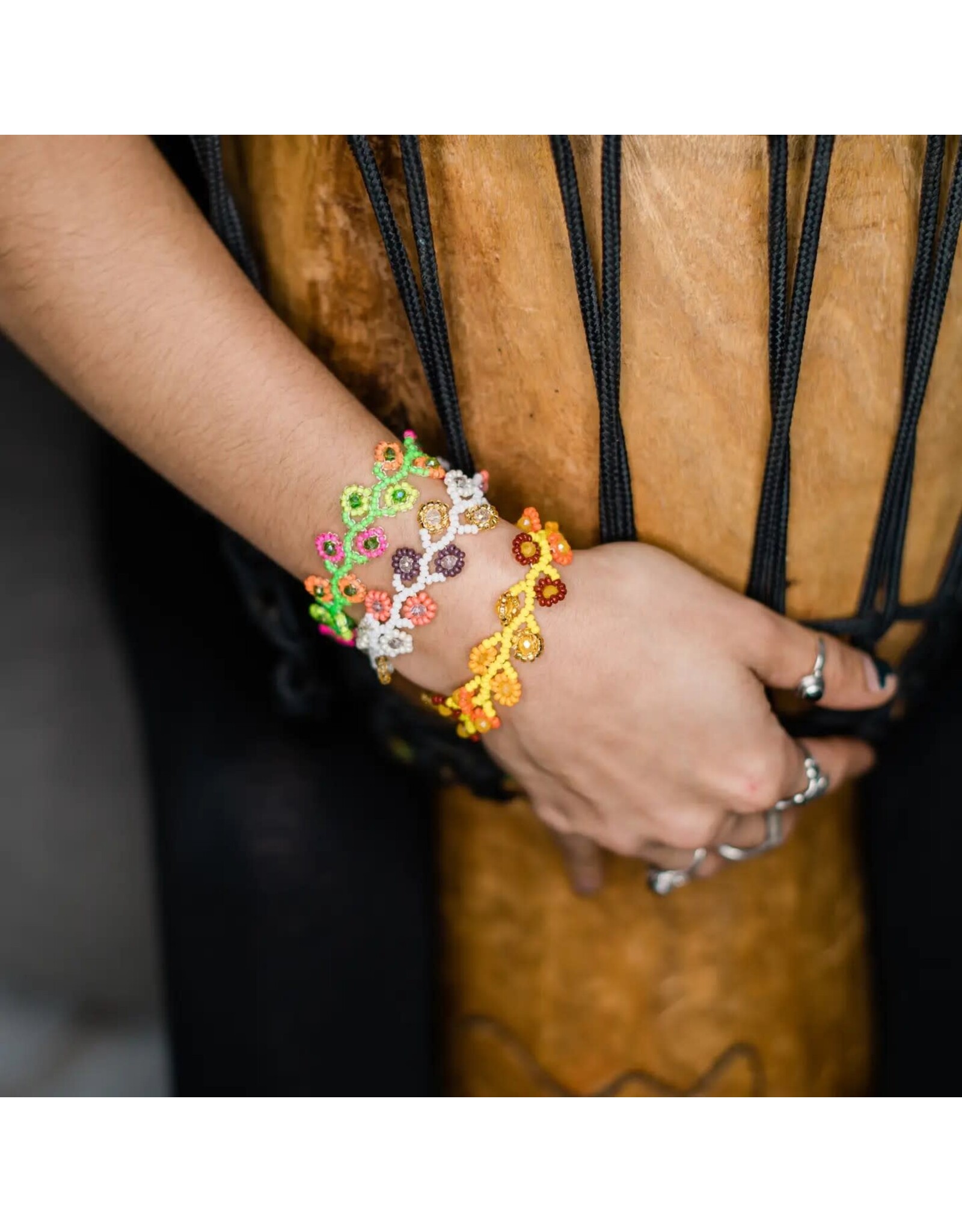 Blooming Petals Anklet, Guatemala
