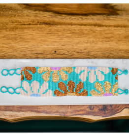 Beaded Cuff, Daisy