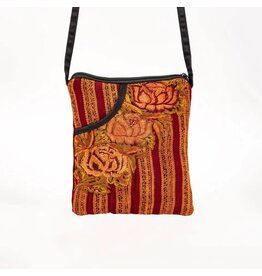 Recycled Huipile Passport Bag, Earth Tones or Bright, Guatemala