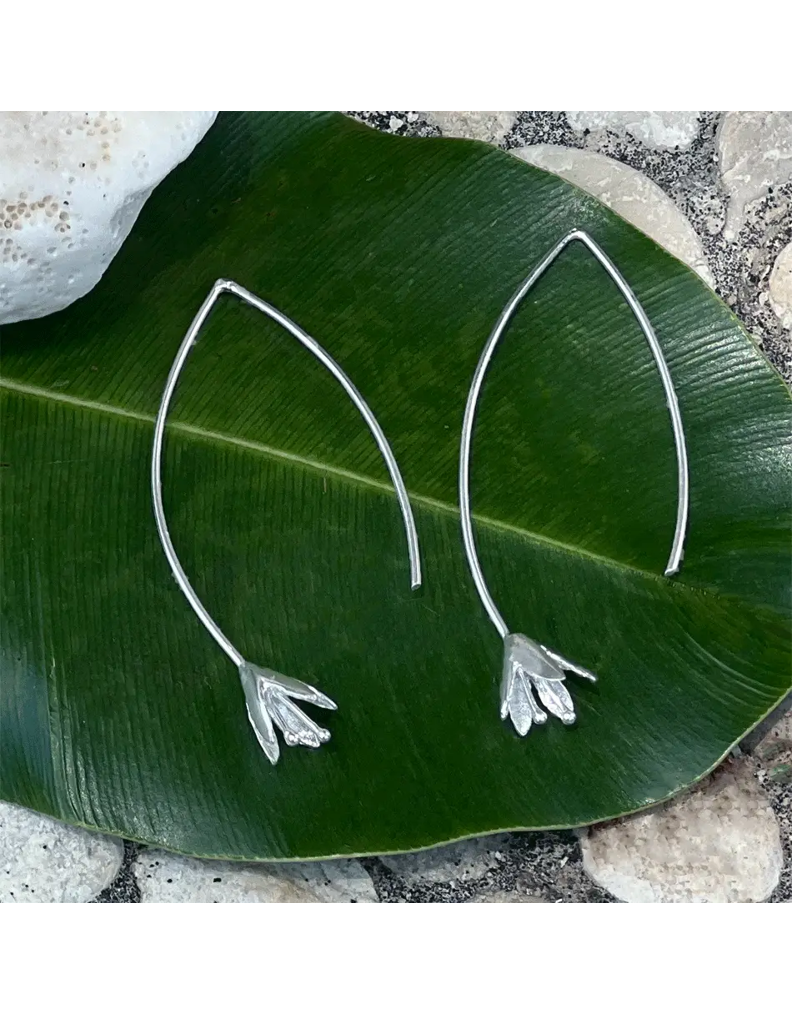 In Bloom Earrings - Sterling Silver, Indonesia