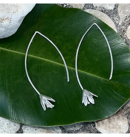 In Bloom Earrings - Sterling Silver, Indonesia
