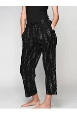 Black Ikat Handloom Pants, India